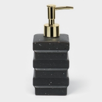 Набор для ванной "Геометрия" 2 предмета (дозатор для мыла, стакан)