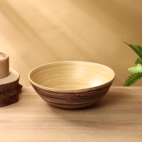 Салатник 25х25х8 см, бамбук