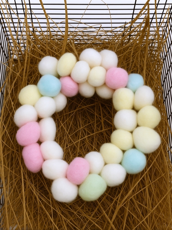 Наполнитель хлопковый для грызунов, разноцветный, 50 шариков Наполнитель хлопковый для грызунов, разноцветный, 50 шариков