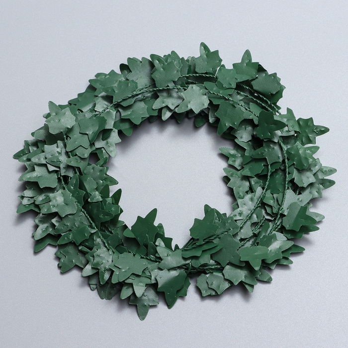 Лиана искусственная для декора &laquo;Листочки зелёные&raquo;, 3 метра, 13 &times; 13 &times; 2 см