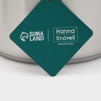 Ковш 2,8 л, d=18, h=11 см, с крышкой, толщина стенки 0,8 мм, индукция Ковш 2,8 л, d=18, h=11 см, с крышкой, толщина стенки 0,8 мм, индукция