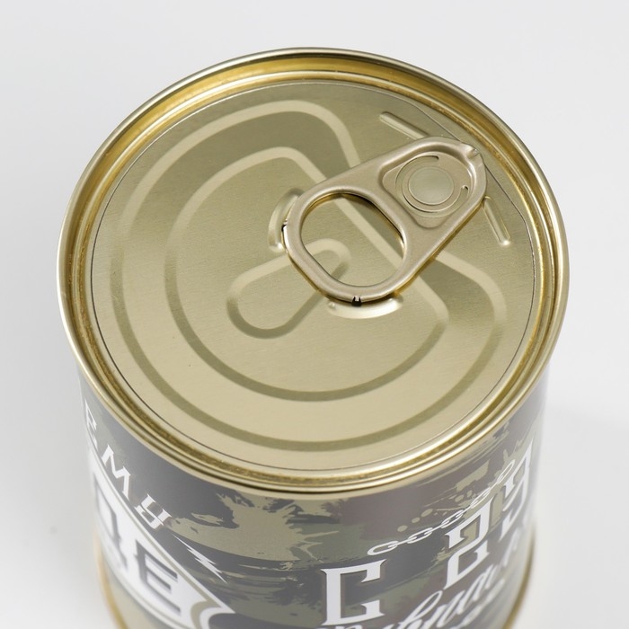 Подарочные носки в банке &laquo;Лучшему дяде, с 23 Февраля&raquo;, (внутри носки мужские, цвет чёрный)