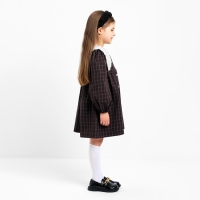 Платье детское с воротником KAFTAN, размер 36 (134-140 см), цвет черный Платье детское с воротником KAFTAN, размер 36 (134-140 см), цвет черный