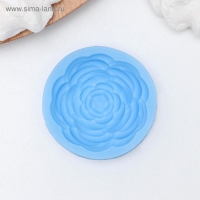 Молд &laquo;Прекрасная роза&raquo;, силикон, 5,7&times;5,7&times;1,2 см, цвет МИКС