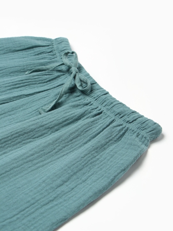 Комплект женский (рубашка, шорты) KAFTAN Basic р. 44-46 зеленый