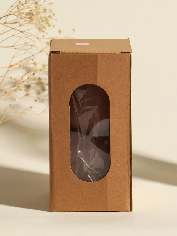 Свеча интерьерная "Греция" нежно-персиковая 6х6х14 см