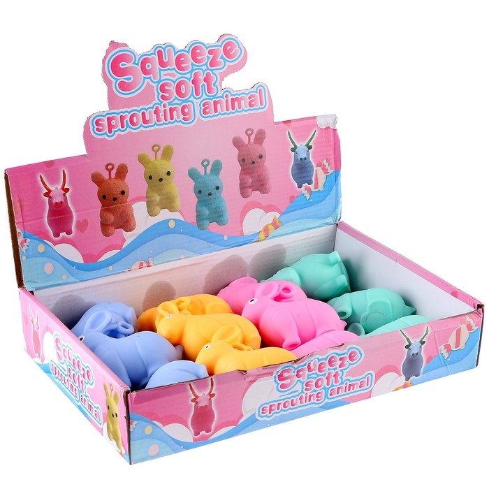 Мялка &laquo;Зайка&raquo; с пастой, цвета МИКС