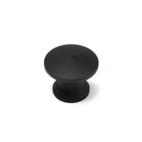 Ручка-кнопка CAPPIO RK148, d=24 мм, цвет черный, 8 шт.