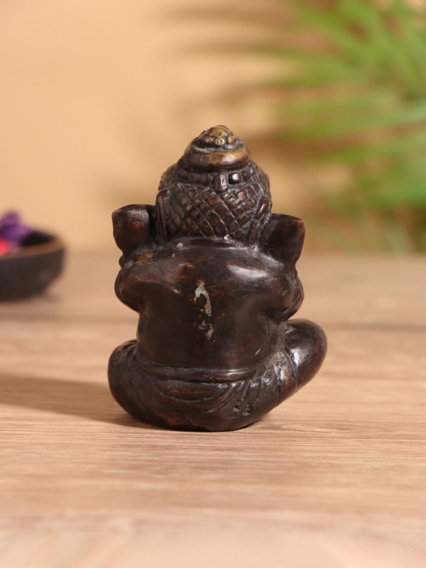 Сувенир бронза "Ганеша" 6х5х8 см