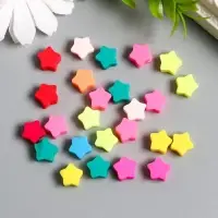 Набор бусин для рукоделия и плетения &laquo;Арт Узор. Яркие звёздочки&raquo;, 25 шт., 0.5&times;0.9&times;0.9 см