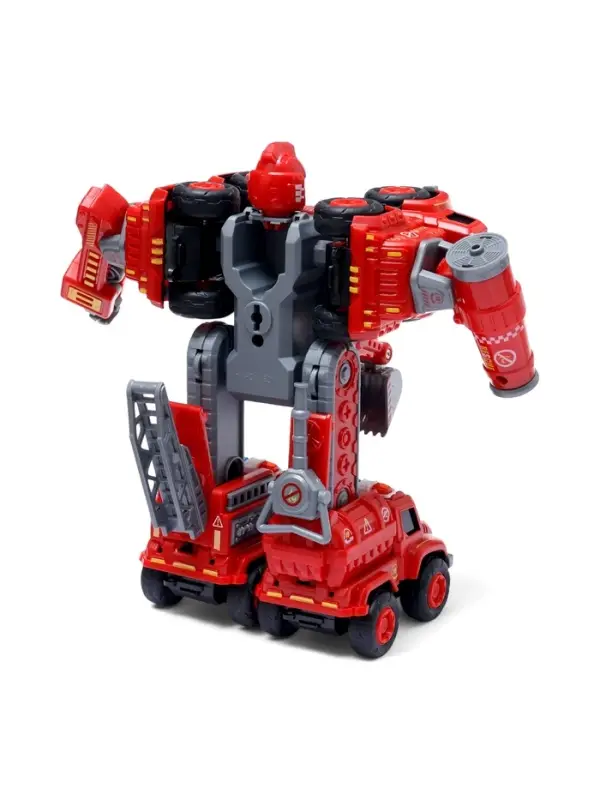 Робот-трансформер &laquo;Огнеборец&raquo; 5в1, собирается из 5 машинок, подвижные детали