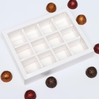 Коробка для конфет, 12 шт, "Любовь-это&hellip;", голубая, 19 х 15 х 3,6 см