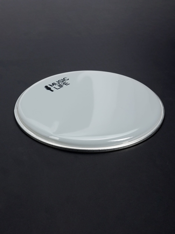 Пластик для барабана Music Life 10 дюймов, белый