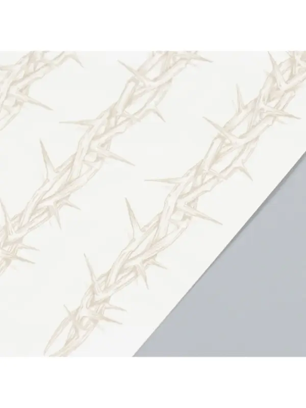 Переводная тату на тело синяя &laquo;Ветви с шипами&raquo;, 18&times;11 см