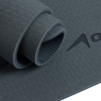 Коврик для фитнеса и йоги ONLYTOP, 183x61x 0,8 см, цвет графитовый/темно-серый Коврик для фитнеса и йоги ONLYTOP, 183x61x 0,8 см, цвет графитовый/темно-серый