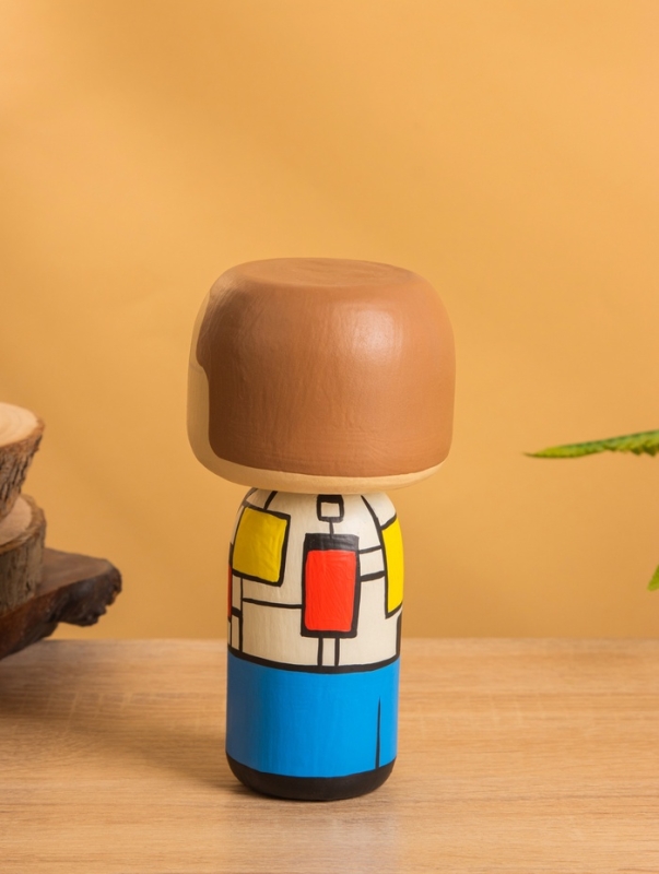 Деревянная кукла кокеши &laquo;Пит&raquo;, 8&times;7.5&times;16 см