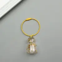 Брелок для шерсти кошачьей на тросе для ключей, рюкзака &laquo;Полосатый котик&raquo;, капсула с секретом, трос d=5.2 см, 2.4&times;3&times;4.5 см