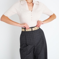 Ремень женский, ширина 3,5 см, пряжка металл, цвет бежевый Ремень женский, ширина 3,5 см, пряжка металл, цвет бежевый