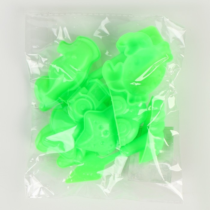 Формочки для лепки, 9 шт. + 2 инструмента, цвет МИКС