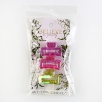 Краб для волос 3 шт. &laquo;Нежность&raquo; 3 шт, 4 х 2,5 х 2 см.