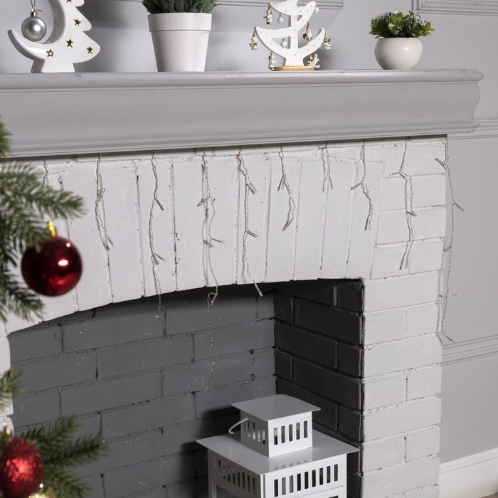 Гирлянда «Бахрома» 1.8 × 0.5 м, IP20, прозрачная нить, 48 LED, свечение зелёное, 8 режимов, 220 В Гирлянда «Бахрома» 1.8 × 0.5 м, IP20, прозрачная нить, 48 LED, свечение зелёное, 8 режимов, 220 В