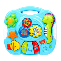 Детский столик 3 в 1 для малышей &laquo;Морское приключение&raquo;, световые и звуковые эффекты