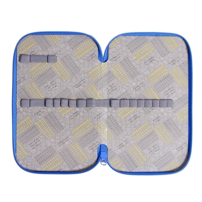 Пенал 2 секции, 125 х 205 х 40 мм, Calligrata 30П26/2 "Пёсик", ламинированный картон