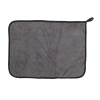 Тряпка для мытья авто, CARTAGE, микрофибра, 350 г/м&sup2;, 30&times;40 cм, зелено-серая