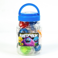 Липучка &laquo;Глазастики&raquo;, цвета МИКС, в банке