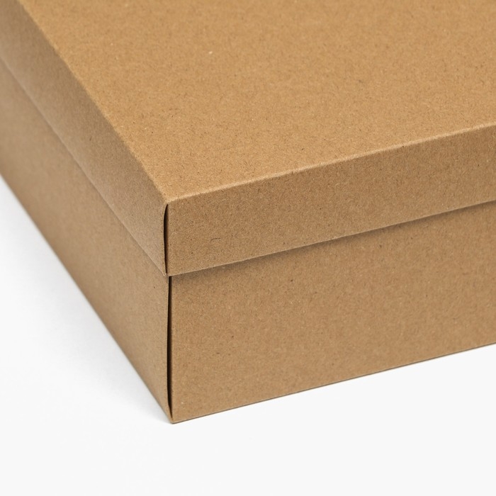 Коробка подарочная складная, упаковка, крафт, 30 х 20 х 9 см