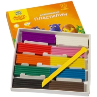 Пластилин 10 цветов "Мульти-пульти", "Приключения Енота", стек, картонная упаковка, 200 г Пластилин 10 цветов "Мульти-пульти", "Приключения Енота", стек, картонная упаковка, 200 г