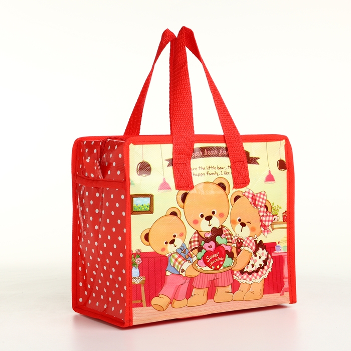 Сумка детская на молнии, цвет красный Сумка детская на молнии, цвет красный