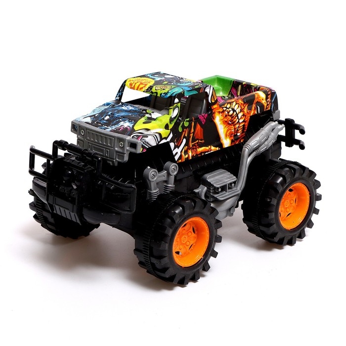 Машина радиоуправляемая &laquo;Пикап&raquo;, работает от батареек, цвет МИКС