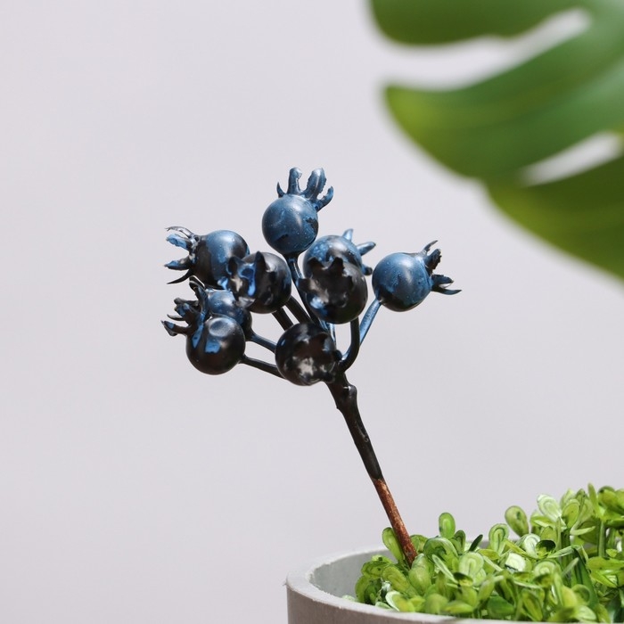 Набор штекеров "Ягодки" 3шт, синие, 15х6х6см