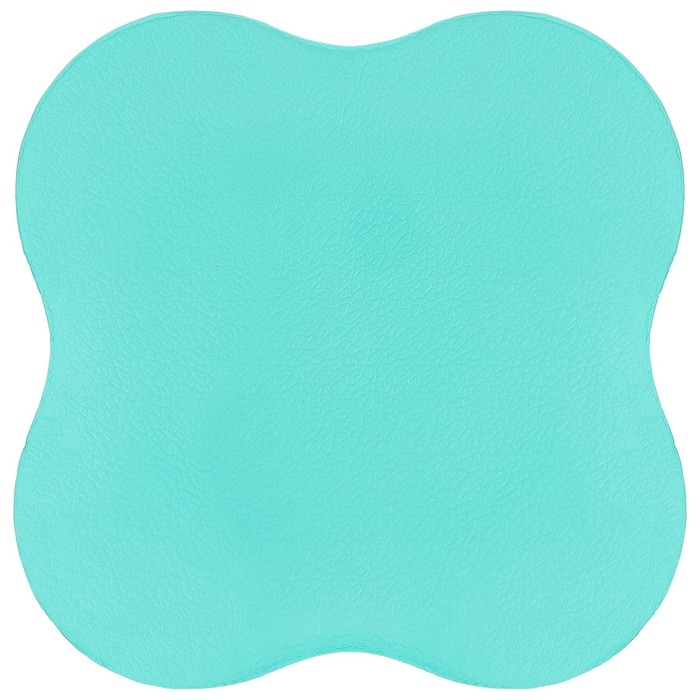 Коврик под колени для йоги Sangh Flower, 20х20 см, цвет бирюзовый