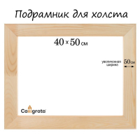 Подрамник для холста Calligrata, 1.8 x 40 x 50 см, ширина рамы 50мм, сосна Подрамник для холста Calligrata, 1.8 x 40 x 50 см, ширина рамы 50мм, сосна