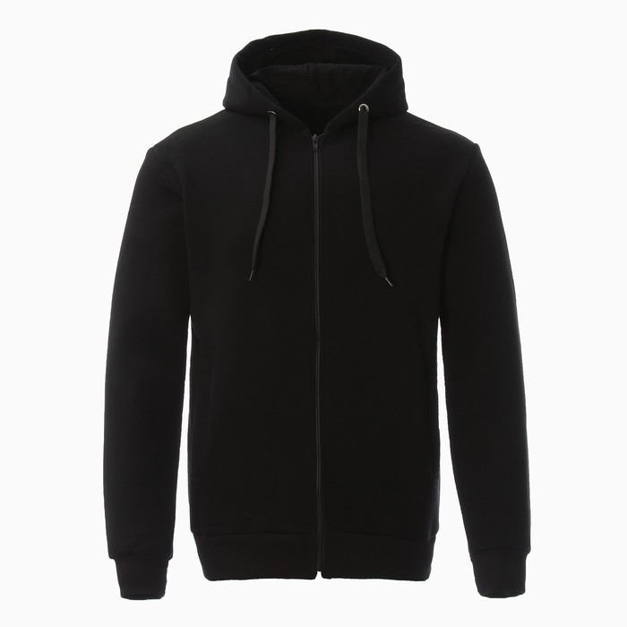 Толстовка мужская, цвет черный, р-р 54