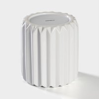 Банка для хранения сыпучих продуктов Доляна &laquo;Золотой зайка&raquo;, 1,1 л, 12,5&times;23 см, керамическая, цвет белый