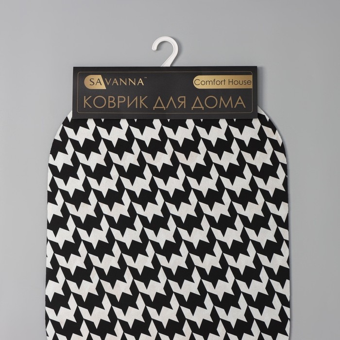 Коврики для дома SAVANNA &laquo;Лапка&raquo;, 2 шт: 40&times;120 см, 40&times;60 см