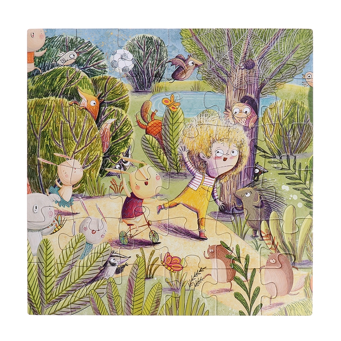 Пазлы 4 в 1 &laquo;Чудесный день&raquo;, 25, 36, 49, 64 элемента