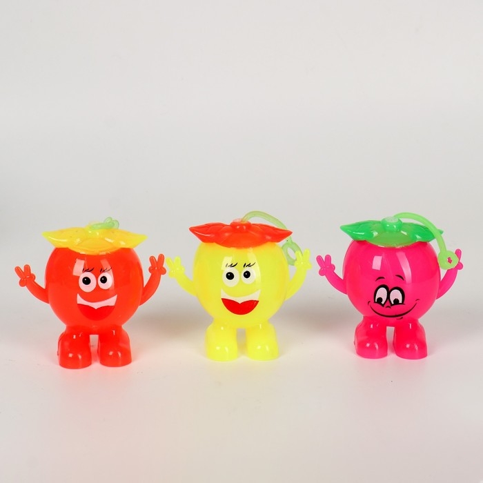 Мяч &laquo;Ягодка&raquo;, световой, с пищалкой, цвета МИКС