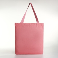 Шопер на молнии, из текстиля, цвет розовый Шопер на молнии, из текстиля, цвет розовый