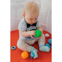 Набор развивающих тактильных мячиков &laquo;Космос&raquo;, с пищалкой, 5 шт, Крошка Я