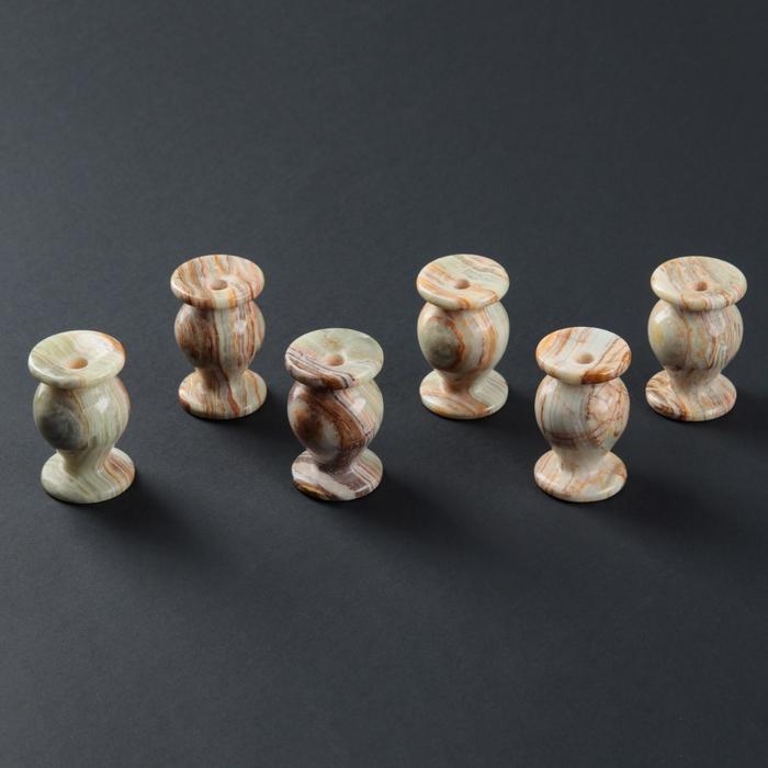 Подсвечник «Церковный», 3,5х6 см, оникс Подсвечник «Церковный», 3,5х6 см, оникс