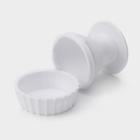 Пресс для формирования тарталеток ребристый, 6,8&times;7 см, цвет белый