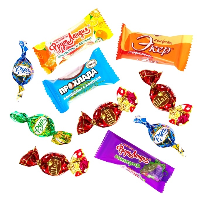 Новый год. Новогодний подарок "Мини Домик", Дед мороз и заяц, 150 г