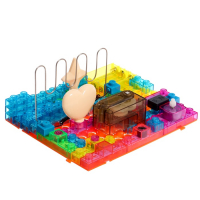 Конструктор блочный-электронный &laquo;Электронный лабиринт&raquo;, 72 схемы, 34 детали