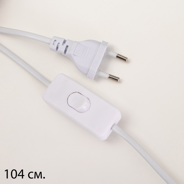 Лампа настольная "Ева" 1х40Вт Е27 1х4Вт LED золото/синий 25х25х42см