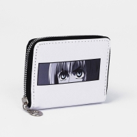Кошелёк на молнии, отдел для карт, для монет, цвет белый Кошелёк на молнии, отдел для карт, для монет, цвет белый