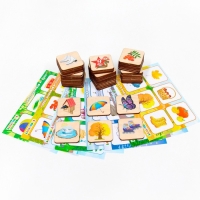 Лото детское &laquo;4 времени года&raquo; квадратные фишки